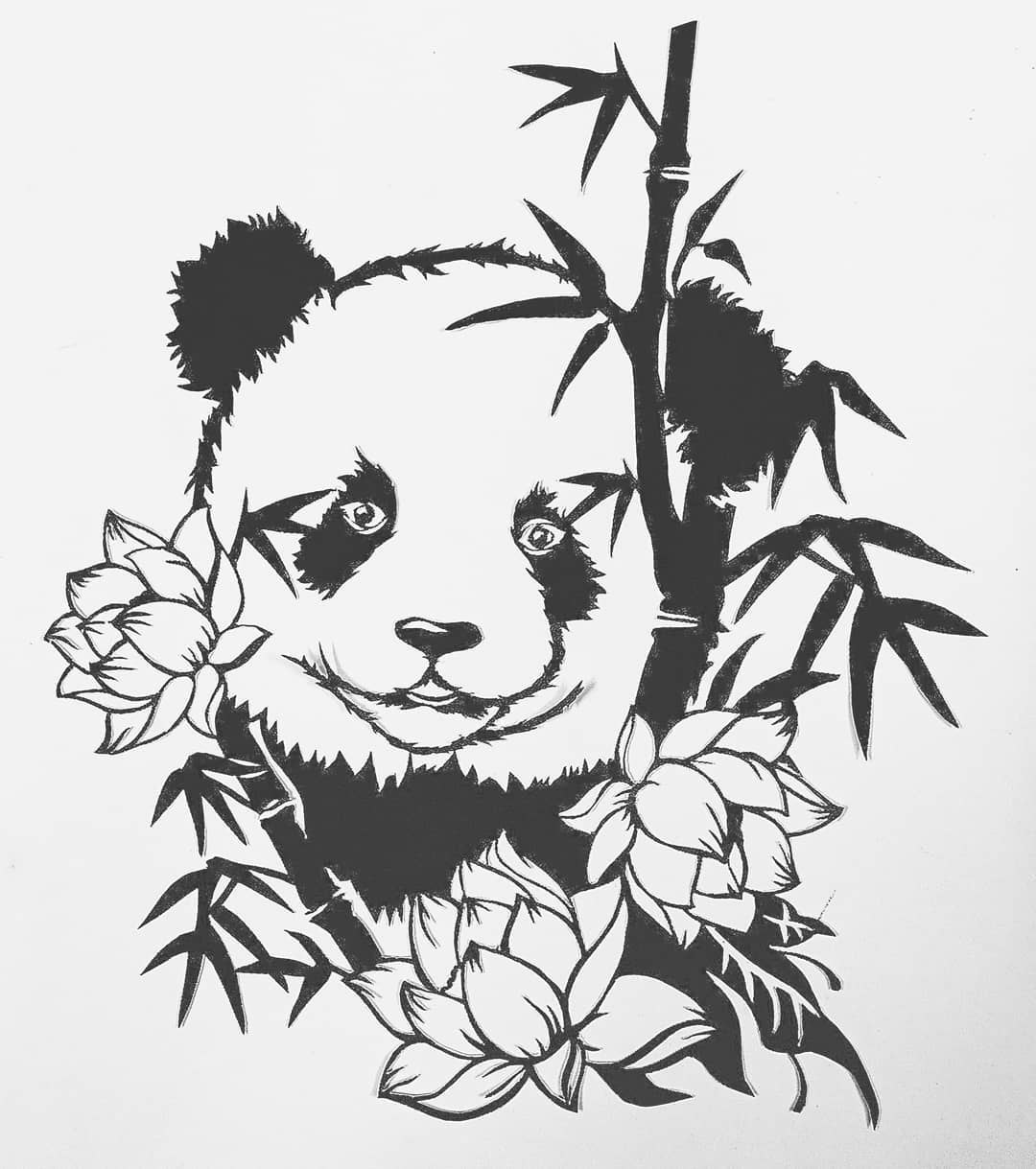 Destroy racism. Be like a panda. He's black. He's white. He's Asian.