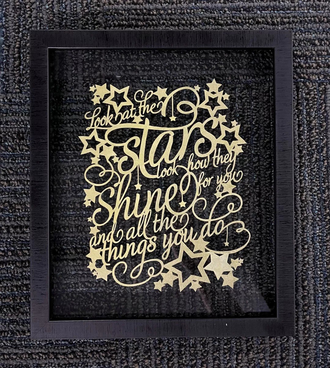 Look at the stars, look how they shine for you and all the things you do.